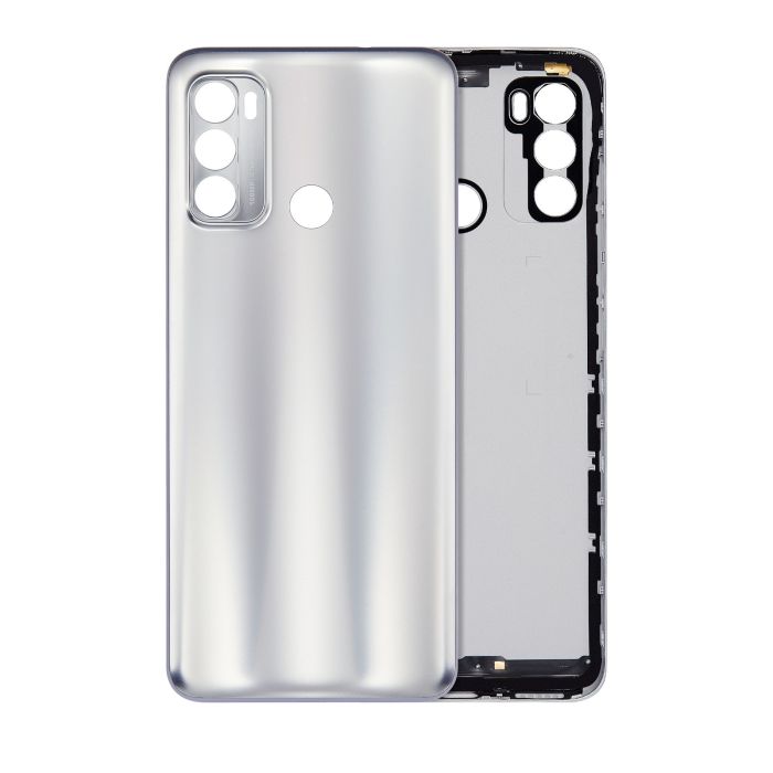 Rückglas für Motorola Moto G60 (XT2135/ 2021) (Silber)