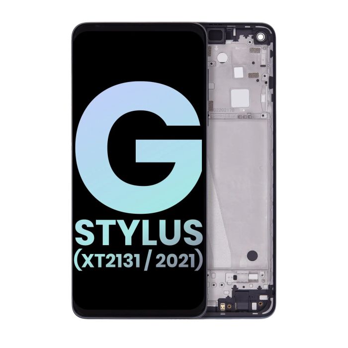 LCD Display mit Rahmen für Moto G Stylus 5G (XT2131/ 2021) (Original)