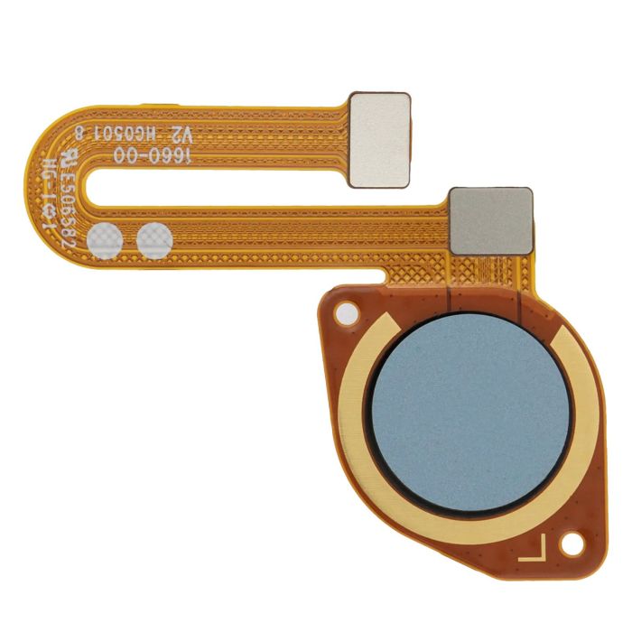 Fingerabdruck Leser mit Flexkabel für Moto G20 (XT2128/ 2021) (Breeze Blue)