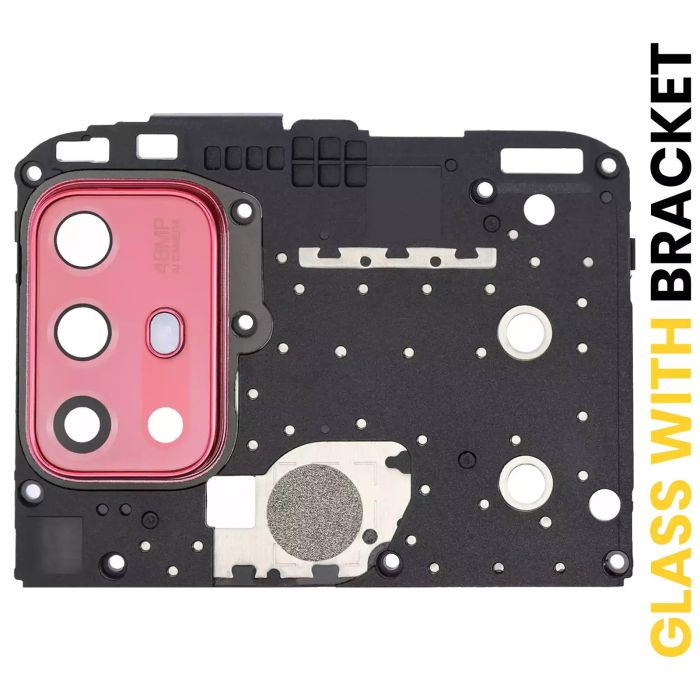 Rückkamera-Linse mit Halterung für Moto G20 (XT2128/ 2021) (Flamingo Pink)