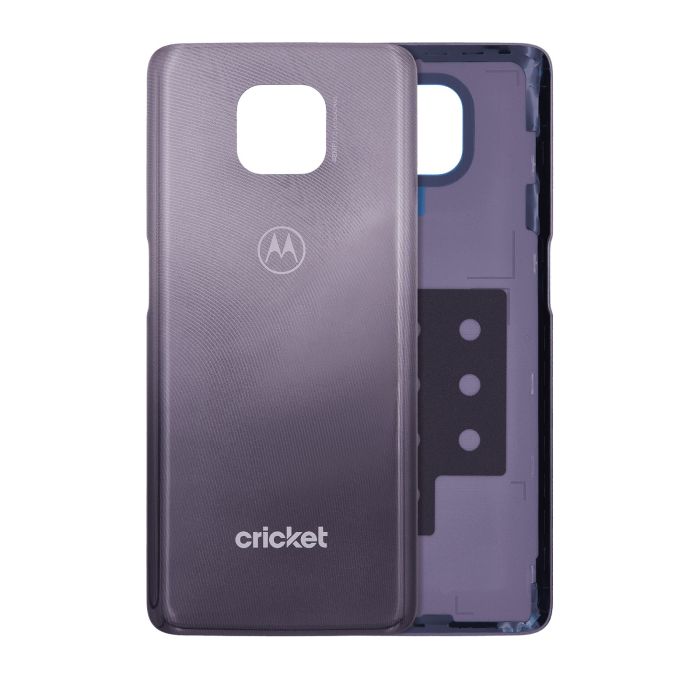 Rückglas für Moto G Power (XT2117-3/ XT2117-3PP/ 2021) (Original) (Blitz Gray)