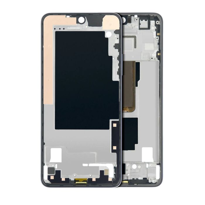 Mittelrahmen mit Power-Taste Flex für Moto G Power (XT2117/ 2021) (Blitz Gray)