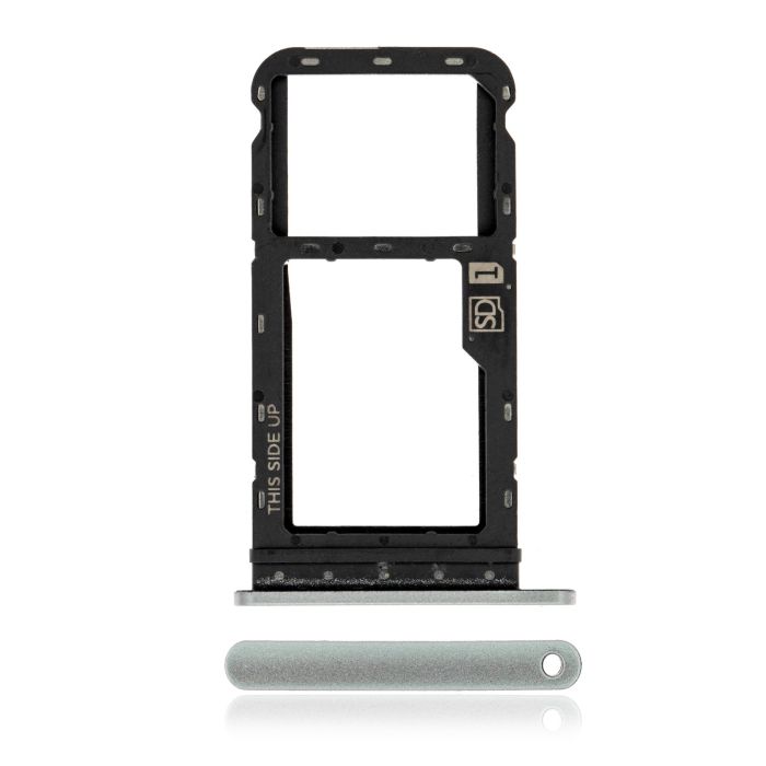 SIM-Kartenschacht für Moto G Power (XT2117/ 2021) (Original) (Hazy Silver)