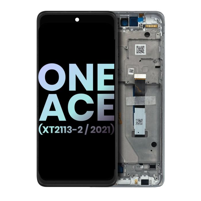 LCD Display mit Rahmen für One 5G Ace (XT2113-2/ 2021) (Original)