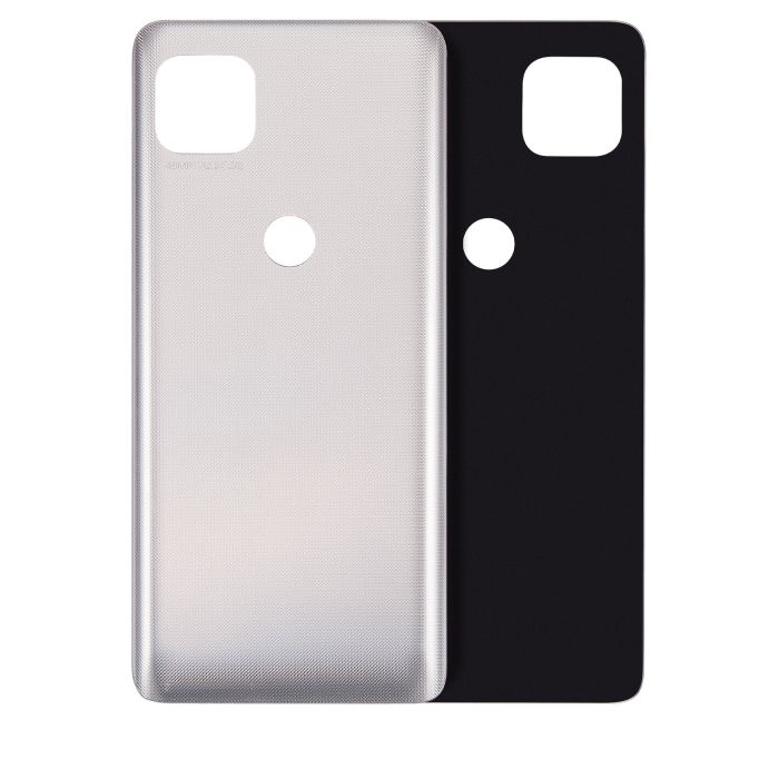 Rückglas für Motorola Moto One 5G Ace (XT2113-1/2/ 2021) (Frosted Silver)