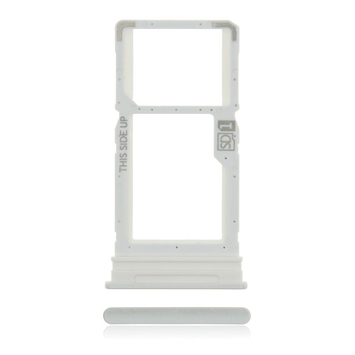 SIM-Kartenschacht Single für Moto G 5G (XT2113-3/ 2020) (Frosted Silver)