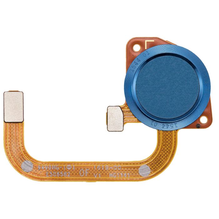 Fingerabdruck Leser mit Flexkabel für Moto G Play (XT2093/ 2021) (Misty Blue)