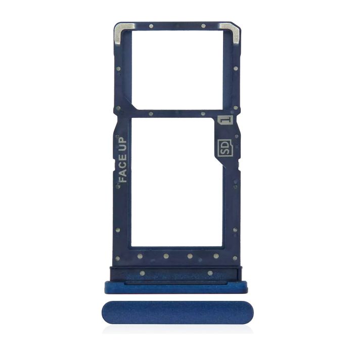 SIM-Kartenschacht für Moto G Play (XT2093/ 2021) (Original) (Misty Blue)