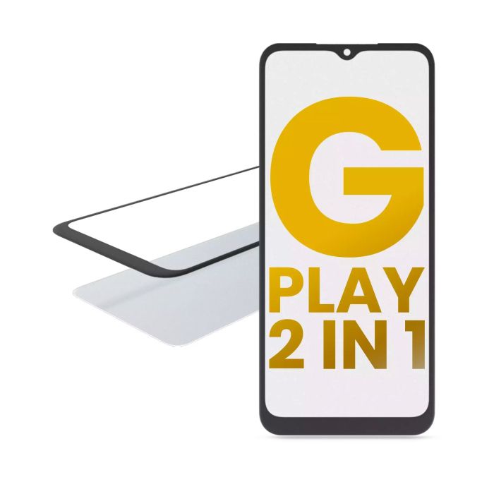 2-in-1 Front Glas mit OCA vormontiert für Motorola Moto G Play (XT2093/ 2021)