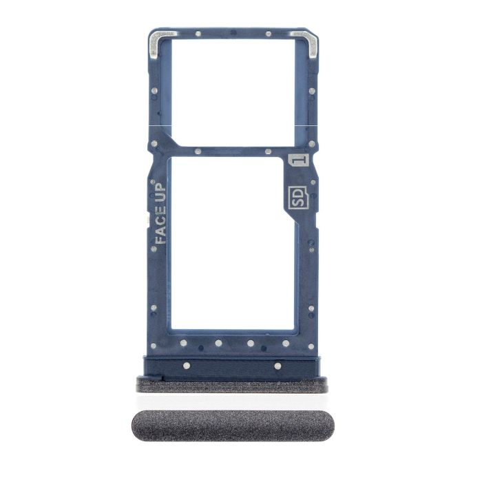 SIM-Kartenschacht für Moto G Play (XT2093/ 2021) (Original) (Blitz Gray)