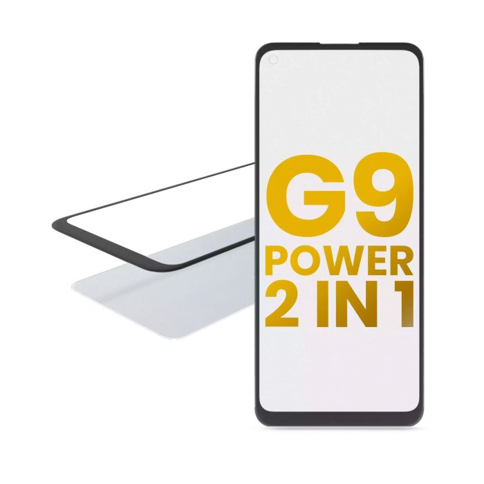 2-in-1 Front Glas mit OCA vormontiert für Motorola Moto G9 Power (XT2091/ 2020)