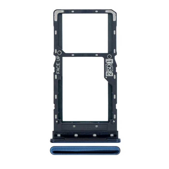 SIM-Kartenschacht Dual für Motorola Moto G9 Plus (XT2087/ 2020) (Indigo Blue)