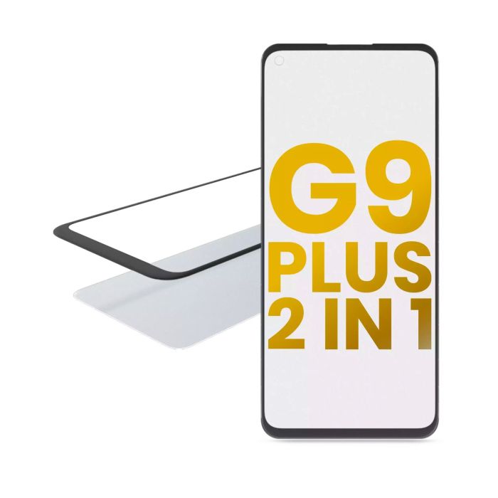 2-in-1 Front Glas mit OCA vormontiert für Motorola Moto G9 Plus (XT2087/ 2020)