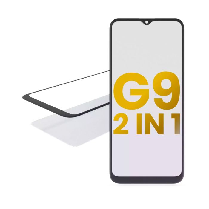 2-in-1 Front Glas mit OCA vormontiert für Motorola Moto G9 (2020)