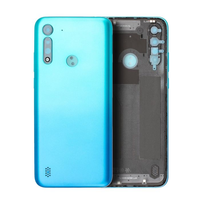 Rückglas für Motorola Moto G8 Power Lite (XT2055/ 2020) (Arctic Blue)