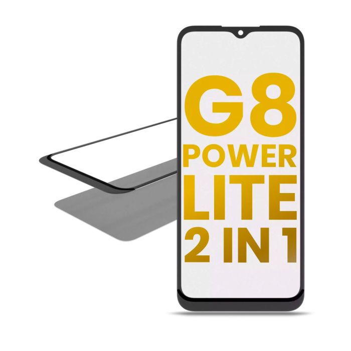2-in-1 Front Glas mit OCA vormontiert für Moto G8 Power Lite (XT2055/ 2020)