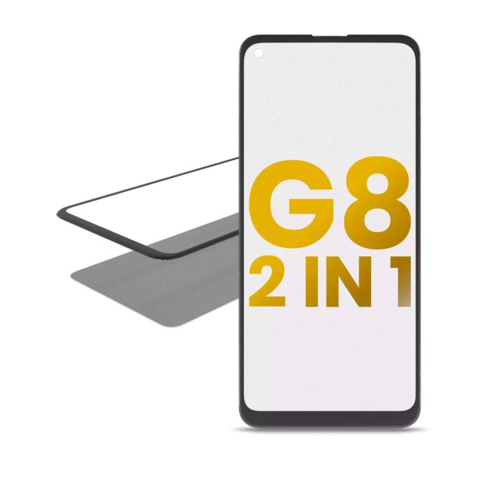 2-in-1 Front Glas mit OCA vormontiert für Motorola Moto G8 (XT2045-1/ 2020)