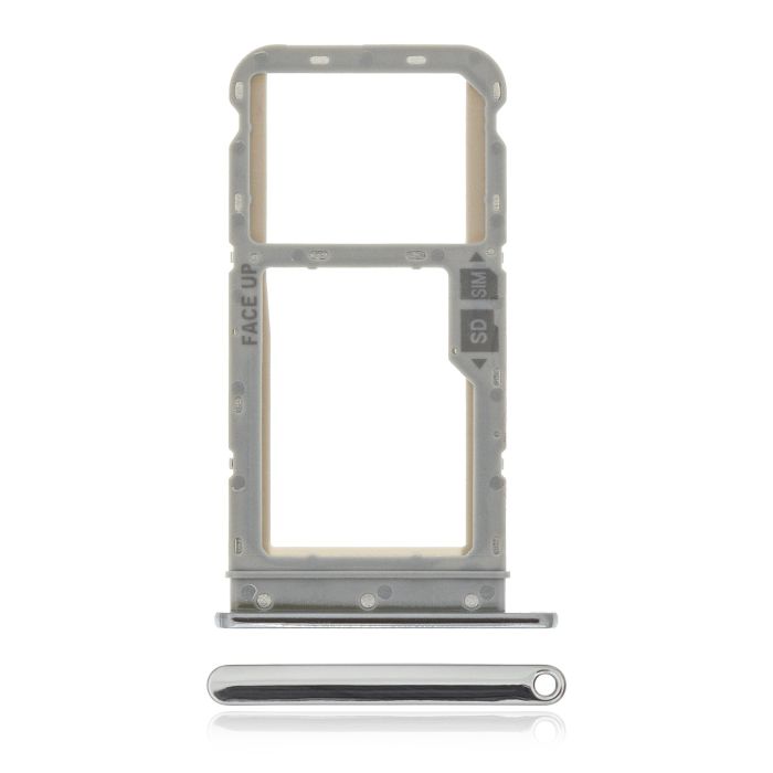 SIM-Kartenschacht für Motorola Moto G Fast (XT2045-3/ 2020) (Pearl White)