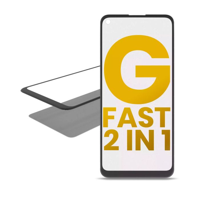 2-in-1 Front Glas mit OCA vormontiert für Motorola Moto G Fast (XT2045-3/ 2020)