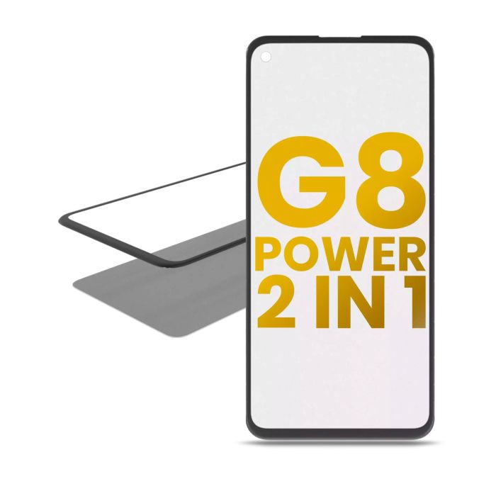 2-in-1 Front Glas mit OCA vormontiert für Motorola Moto G8 Power (XT2041/ 2020)