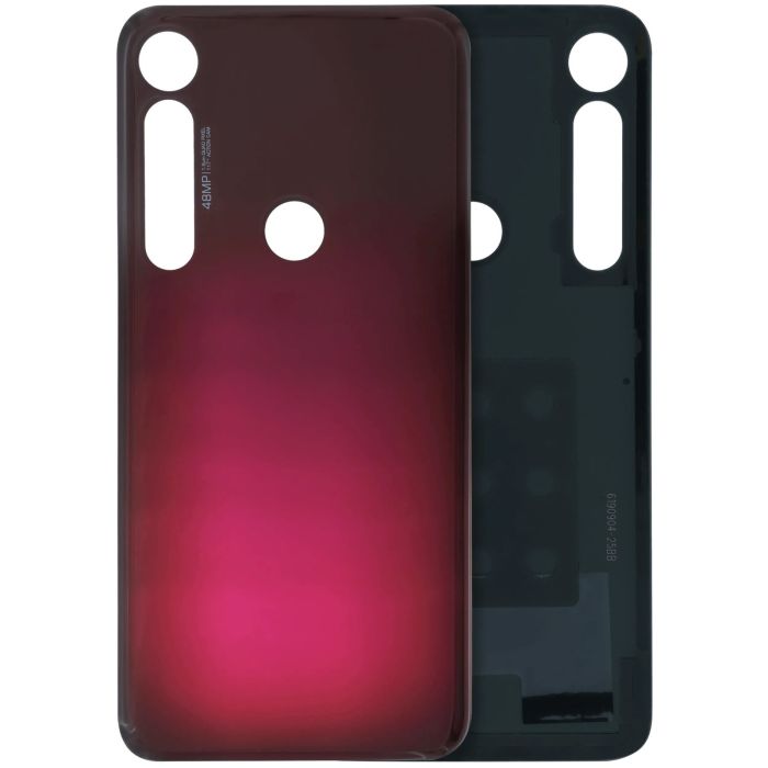 Rückglas für Motorola Moto G8 Plus (XT2019) (Original) (Rot)