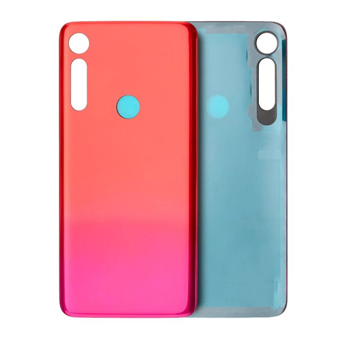 Rückglas für Motorola Moto G8 Play (XT2015/ 2019) (Magenta red)