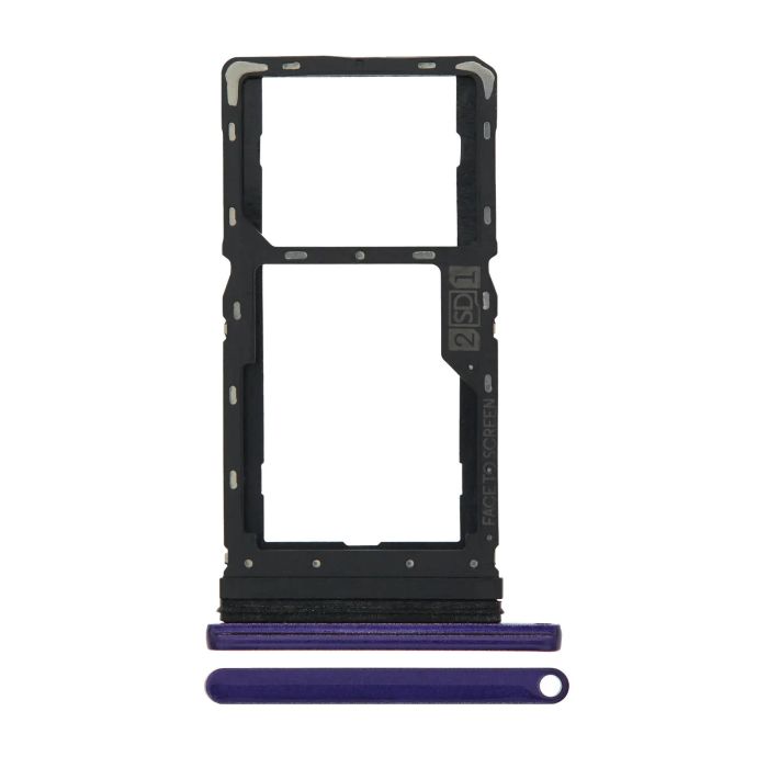 SIM-Kartenschacht Dual für Motorola Moto G8 Play (XT2015/ 2019) (Lila)