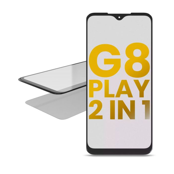 2-in-1 Front Glas mit OCA vormontiert für Motorola Moto G8 Play (XT2015/ 2019)