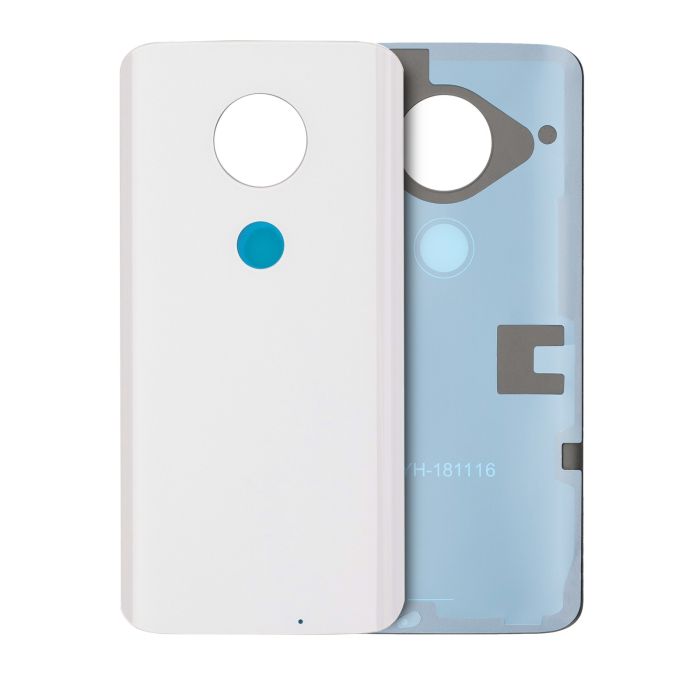 Rückglas für Motorola Moto G7 (XT1962/ 2019) (Clear White)