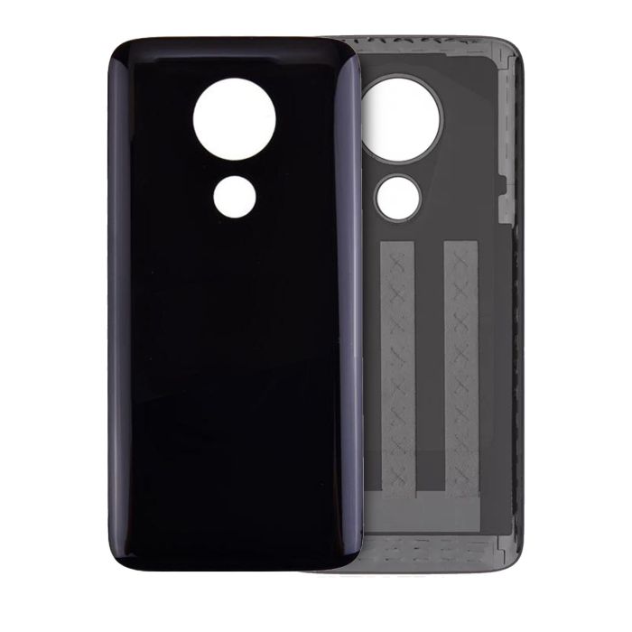Rückglas für Motorola Moto G7 Power (XT1955/ 2019) (Ceramic Black)