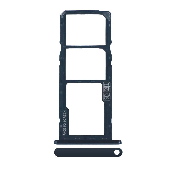 SIM-Kartenschacht Dual für Motorola Moto G7 Play (XT1952/ 2019) (Blau)