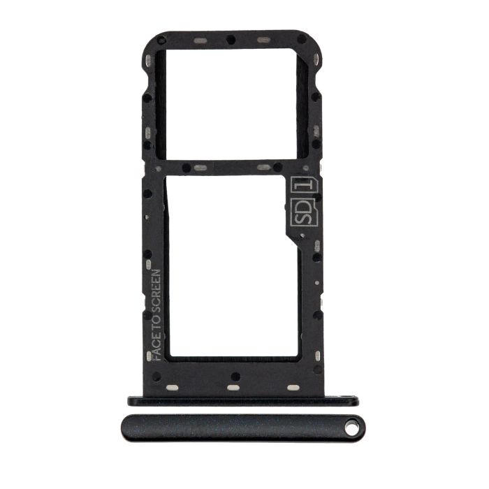 SIM-Kartenschacht Single für Moto G7 Play (XT1952/ 2019) (Schwarz) (US Version)