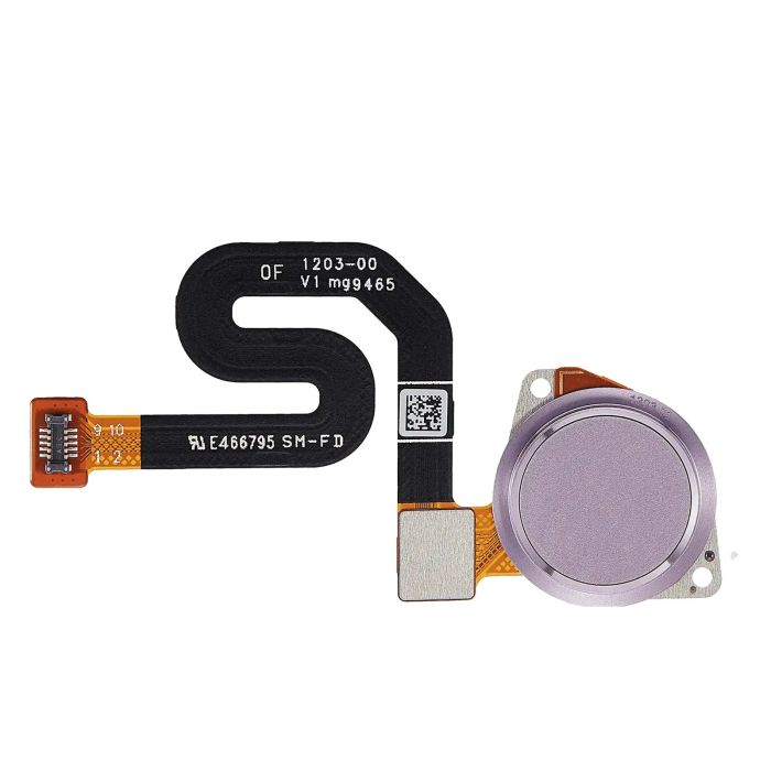 Fingerabdruck Scanner mit Flex für Moto G7 Power (XT1955/ 2019) (Iced Violet)