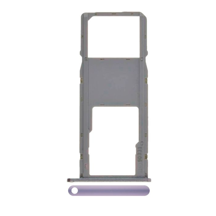 SIM-Kartenschacht Single für Moto G7 Power (XT1955/ 2019) (Iced Violet)