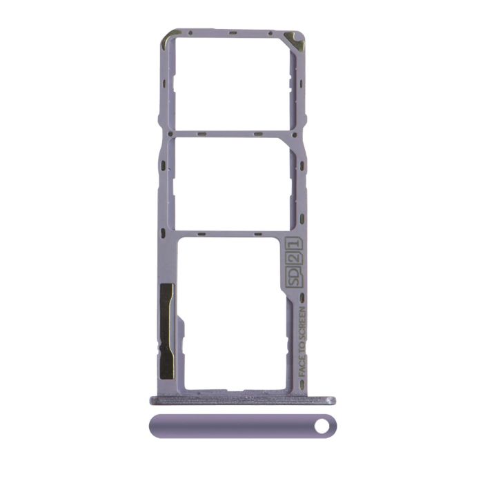 SIM-Kartenschacht Dual für Moto G7 Power (XT1955/ 2019) (Iced Violet)