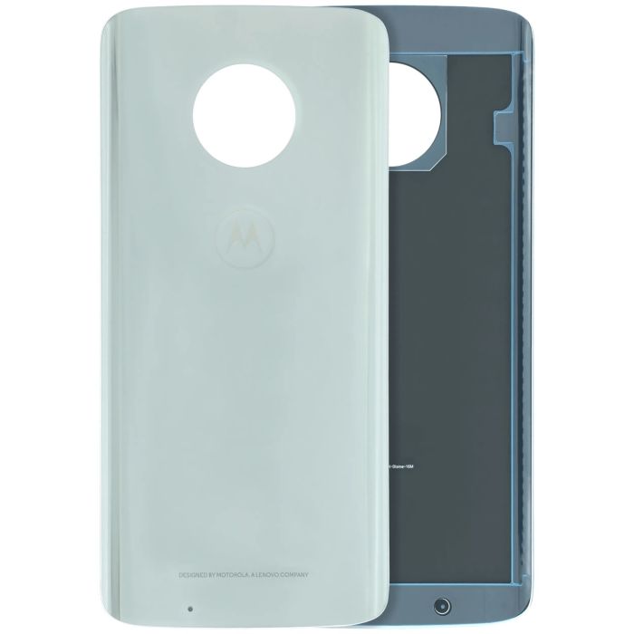 Rückglas für Motorola Moto G6 (XT1925/ 2018) (Original) (Silber)