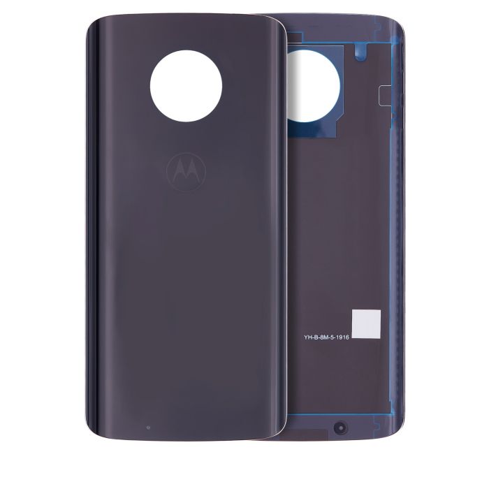 Rückglas für Motorola Moto G6 (XT1925/ 2018) (Original) (Schwarz)