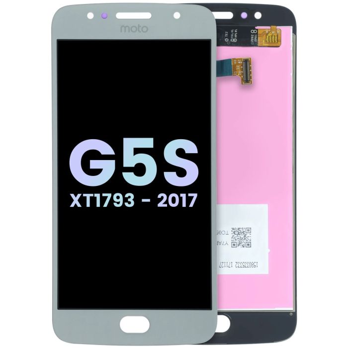 LCD Display ohne Rahmen für Moto G5s (XT1793/ 2017) (Original) (Lunar Gray)