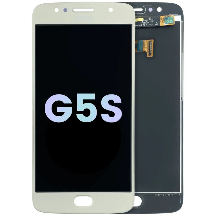 LCD Display ohne Rahmen für Moto G5s (XT1793/ 2017) (Genuine) (Gold)