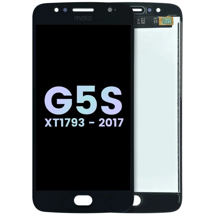 LCD Display ohne Rahmen für Moto G5s (XT1793/ 2017) (Genuine) (Schwarz)