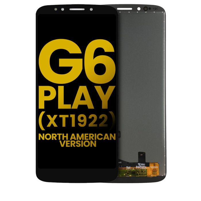 LCD Display ohne Rahmen für Moto G6 Play (XT1922/ 2018) (US Version) (Schwarz)