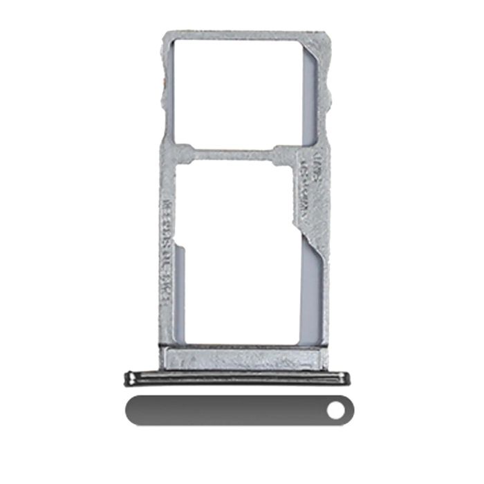 SIM-Kartenschacht Single für Moto G6 Play/ G6 Forge (XT1922/ 2018) (Schwarz)