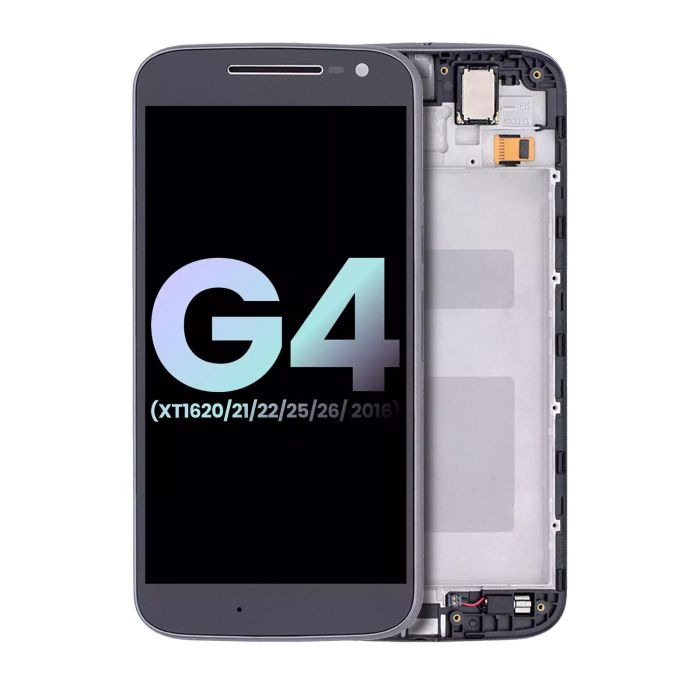 LCD Display mit Rahmen für Moto G4