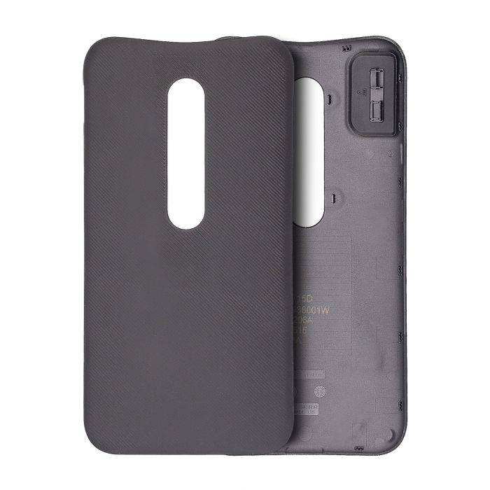 Rückglas für Motorola Moto G3 (XT1540/ 2015) (Schwarz)