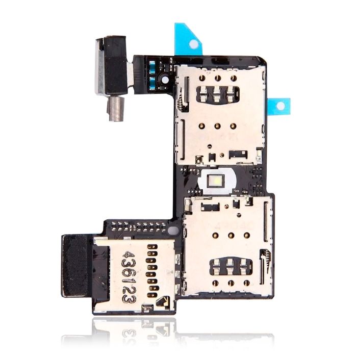 SIM-Kartenleser Flex mit Platine für Motorola Moto G2 (XT1068/ 2014) (Dual Sim)