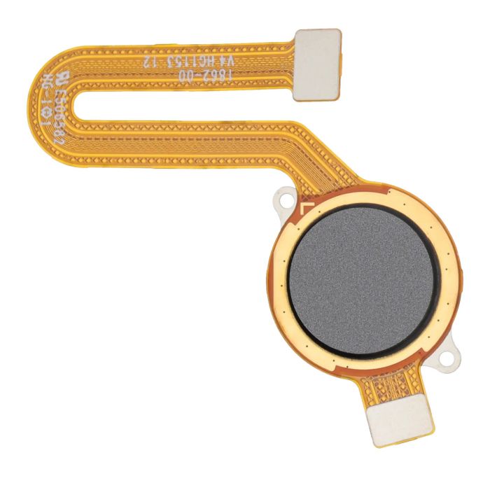 Fingerabdruck Leser mit Flexkabel für Moto E40 (XT2159/ 2021) (Carbon Gray)