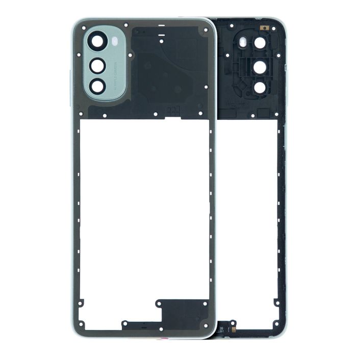 LCD Rahmen für Motorola Moto E32 (XT2227/ 2022) (Pearl Blue)