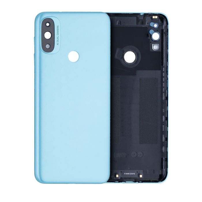 Rückglas für Motorola Moto E20 (XT2155/ 2021) (Blau)