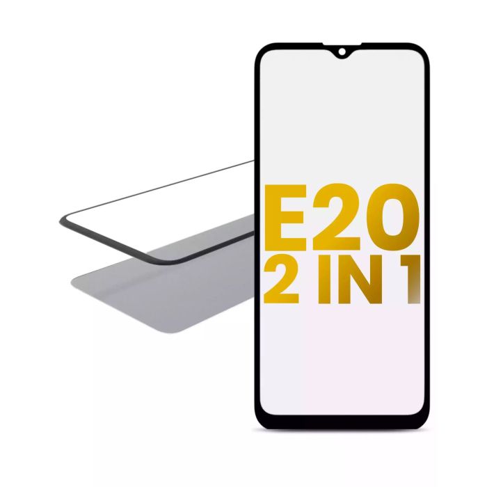 2-in-1 Front Glas mit OCA vormontiert für Motorola Moto E20 (XT2155/ 2021)