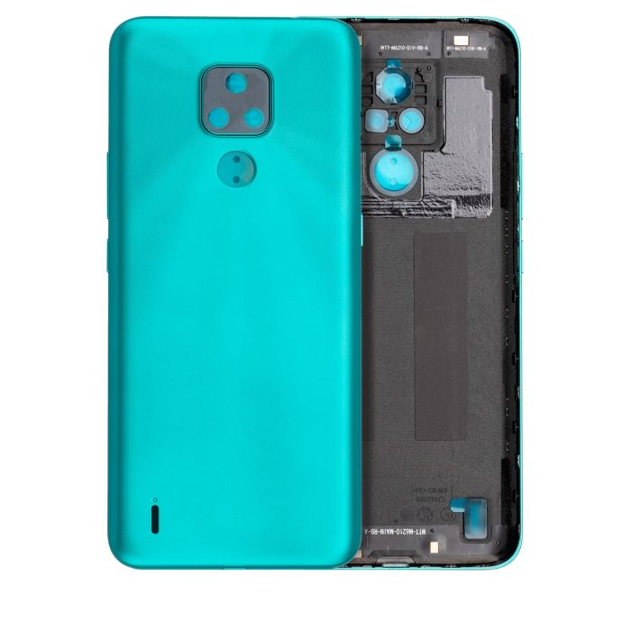 Rückglas für Motorola Moto E7 (XT2095/ 2020) (Aqua Blue)